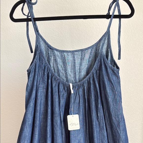Free People Blue Denim Dress - Picture 3 of 7